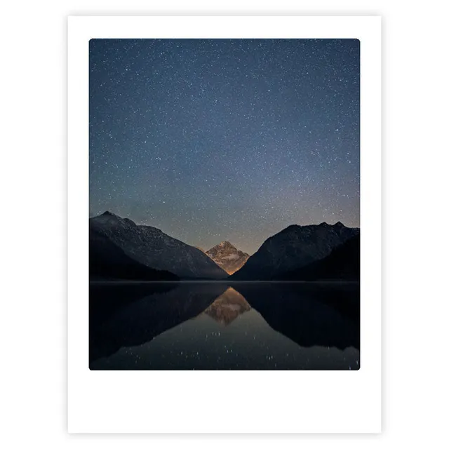 pickmotion-filled-with-stars-art-poster-mit-echtglas-rahmen image 1