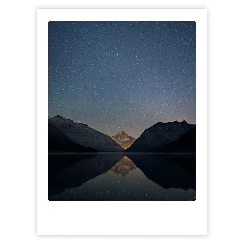 pickmotion-filled-with-stars-art-poster-mit-echtglas-rahmen image 1