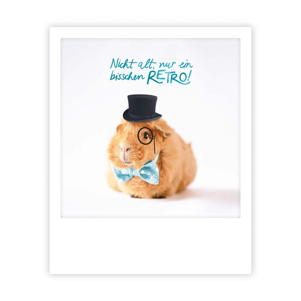 pickmotion-nicht-alt-nur-ein-bisschen-retro-postkarte-geburtstag image 1