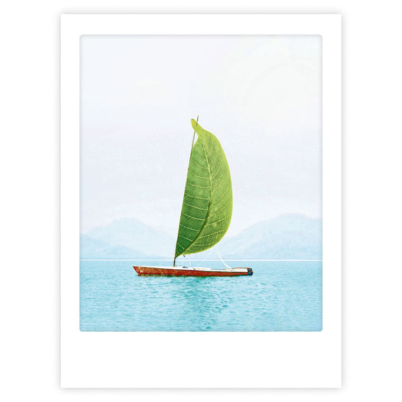 pickmotion-art-poster-sail-away-with-me-mit-echtglas-rahmen image 1