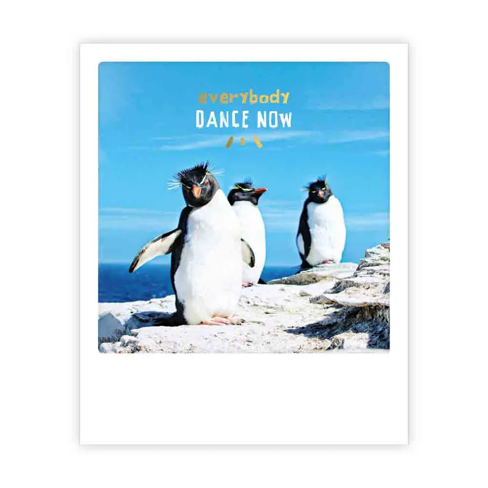 pickmotion-postkarte-everybody-dance-now-sofortbild-stil image 1