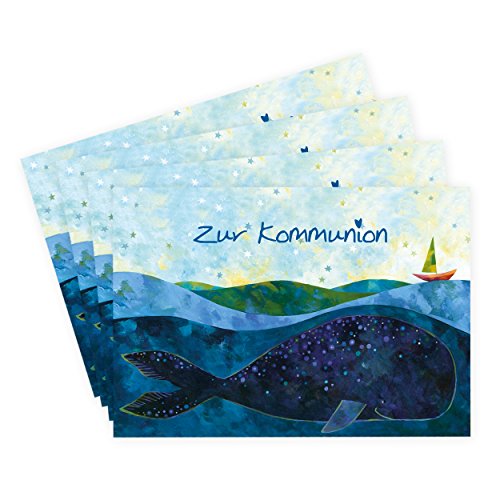 gr-tz-verlag-kommunionkarten-4er-set-motiv-wal-boot-auf-meer image 3