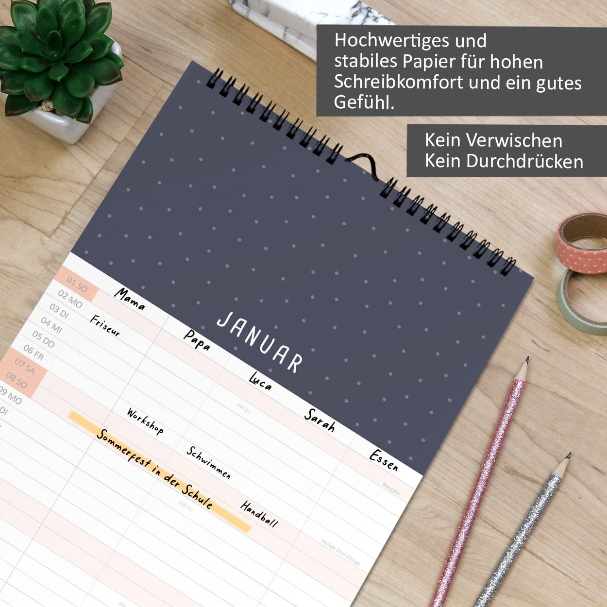 gr-tz-verlag-familienkalender-5-spalten-bastelkalender-22-x-43-cm-mit-fotoplatz image 4