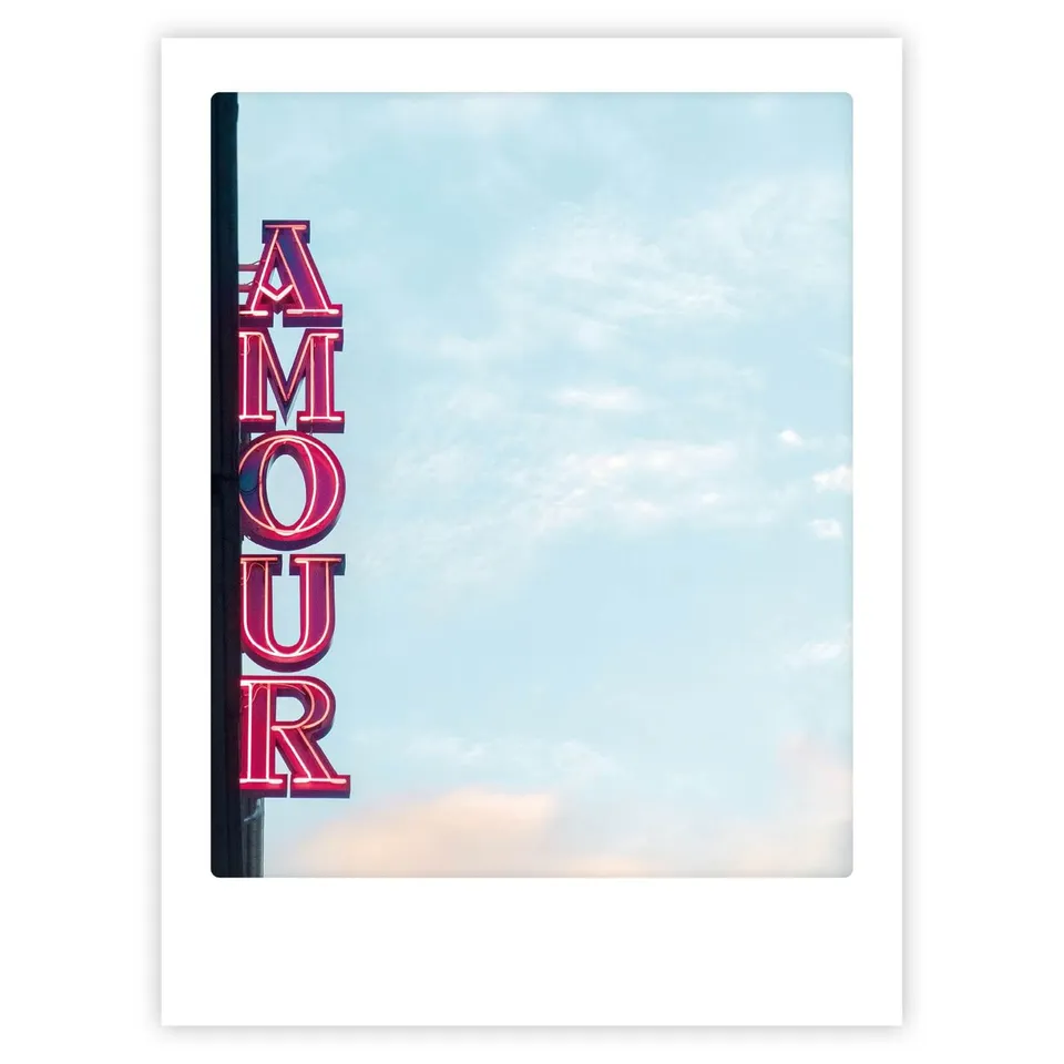 pickmotion-amour-art-poster-mit-echtglas-rahmen image 1
