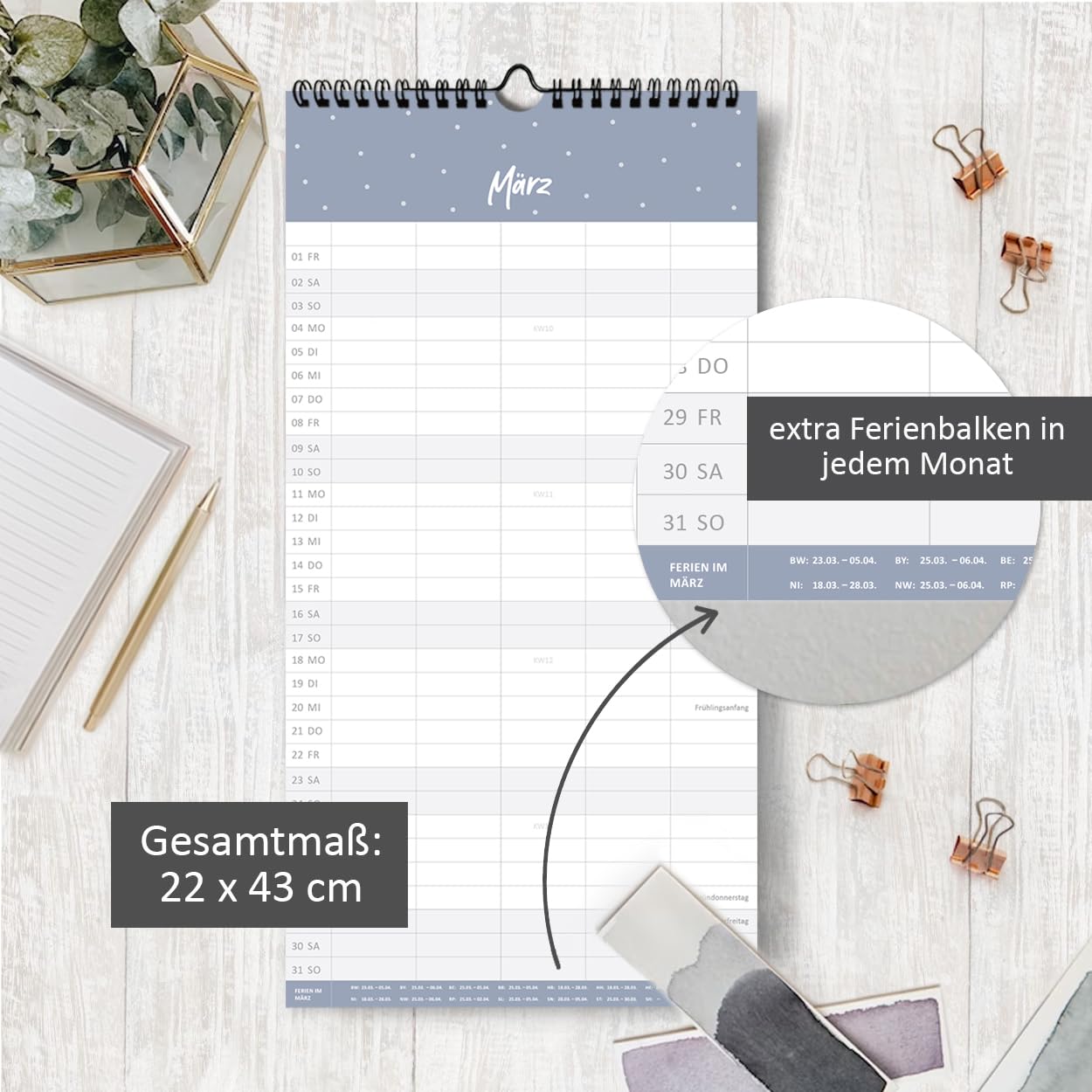 gr-tz-verlag-familienkalender-2024-blattgold-wandkalender-22-x-43-cm-5-spalten image 4