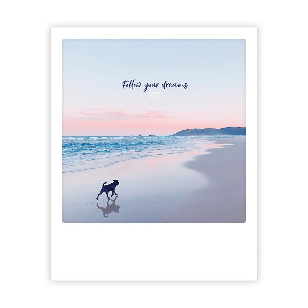 pickmotion-postkarte-follow-your-dreams-sofortbild-stil image 1