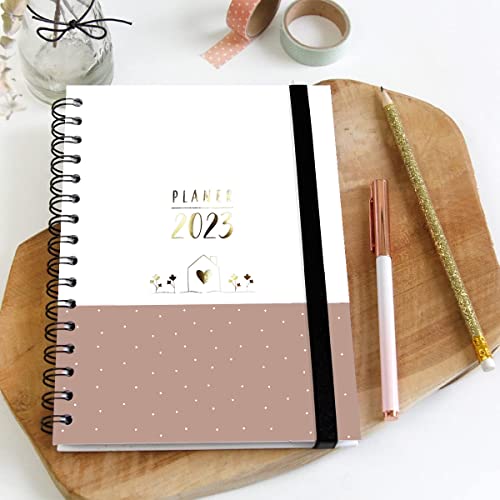 gr-tz-verlag-organizer-2023-a5-ringbuch-hardcover-pink-1-woche-2-seiten image 6