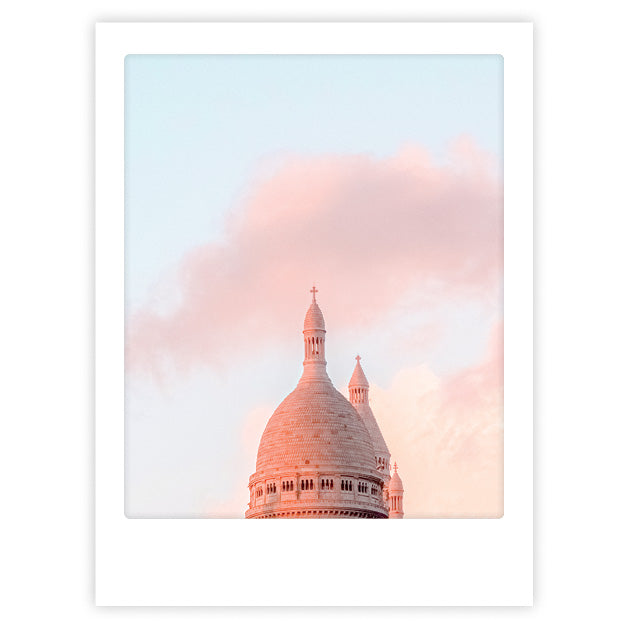 pickmotion-art-poster-pink-montmartre-mit-echtglas-rahmen image 1