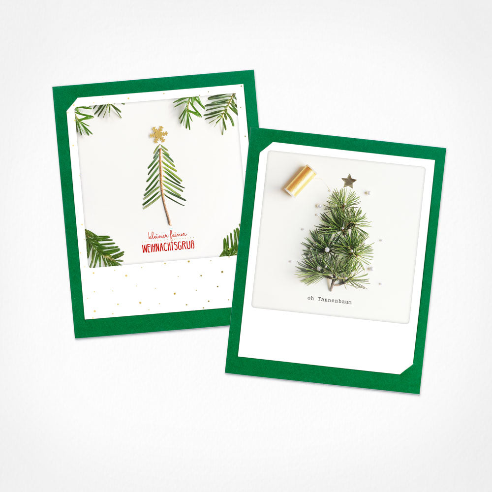 pickmotion-ohh-tannenbaum-2er-klappkarten-set-weihnachten image 1