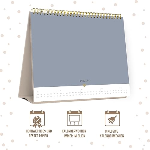 gr-tz-verlag-tischkalender-2024-rosa-zum-selbstgestalten-foto-diy image 7