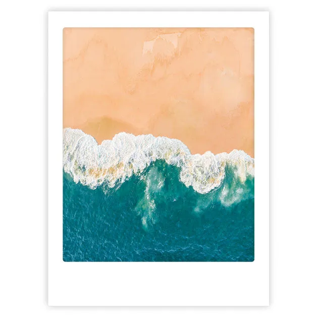 pickmotion-art-poster-meet-me-at-the-beach-mit-echtglas-rahmen image 1