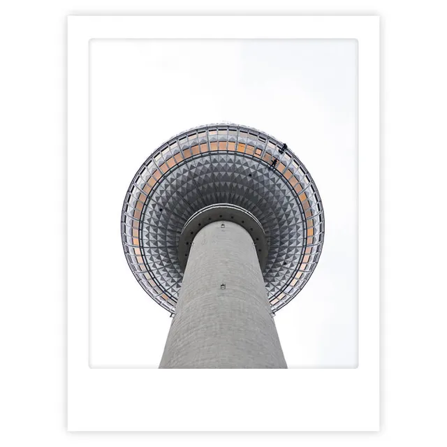 pickmotion-blick-nach-oben-art-poster-mit-echtglas-rahmen image 1