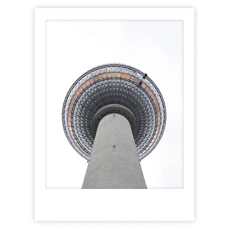pickmotion-blick-nach-oben-art-poster-mit-echtglas-rahmen image 1