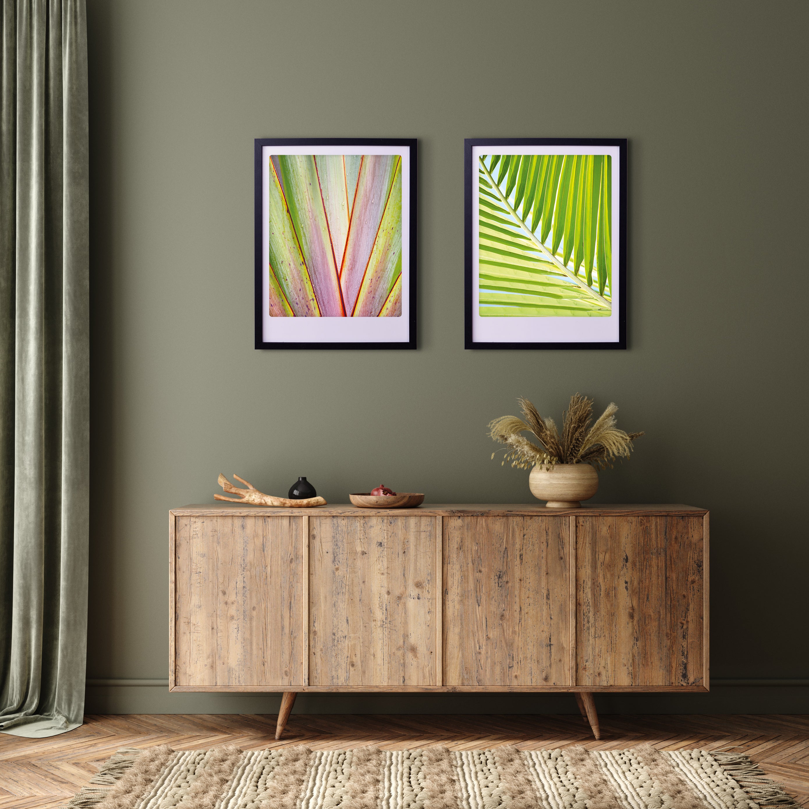 pickmotion-art-poster-summer-time-mit-echtglas-rahmen image 2