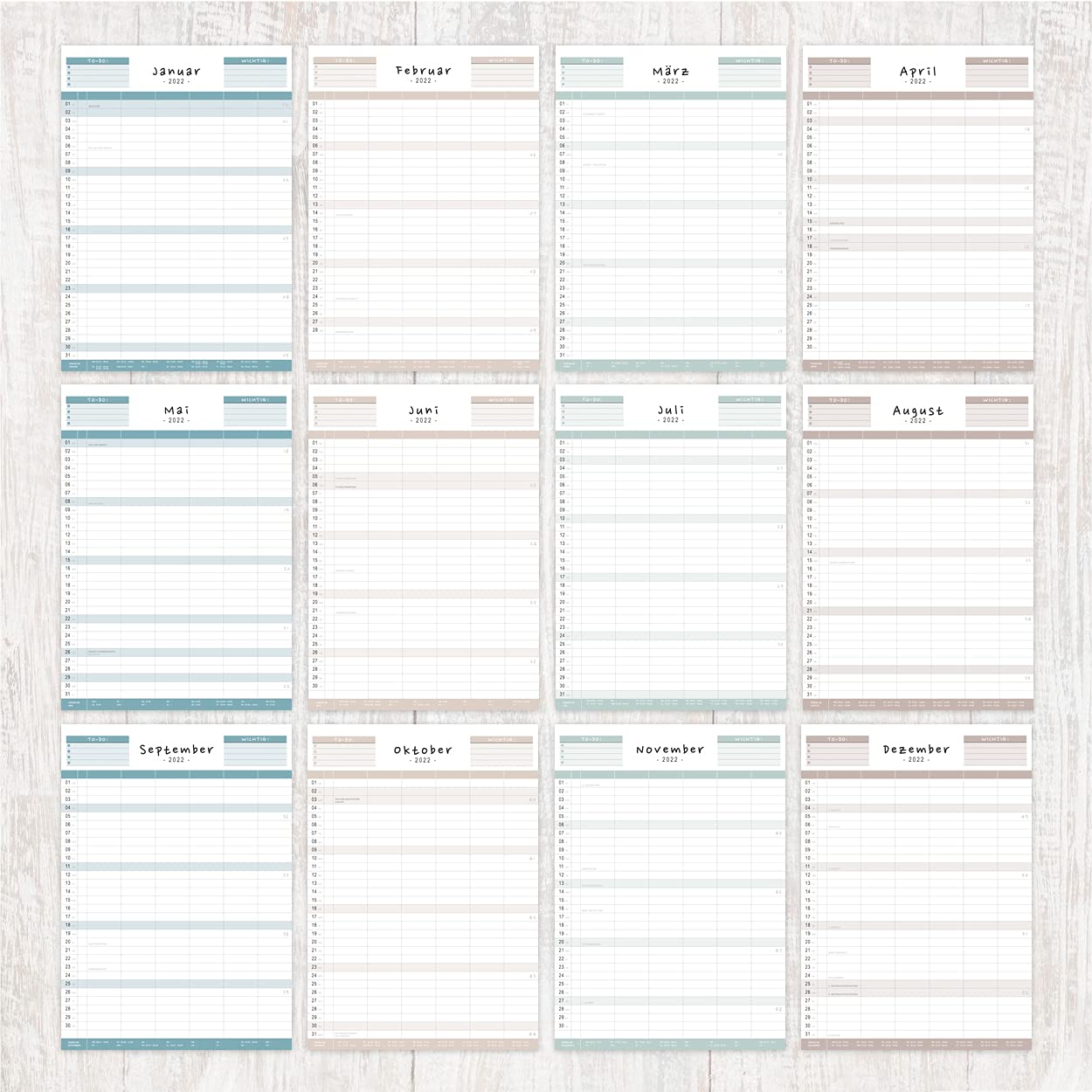 gr-tz-verlag-familienplaner-5-spalten-din-a3-xl-wandkalender-mit-stickern image 6
