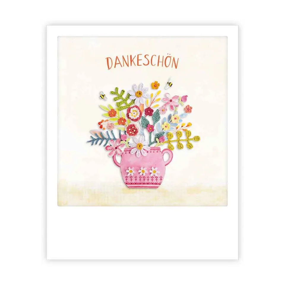 pickmotion-postkarte-dankesch-n-h-kelblumen-im-sofortbild-stil image 1