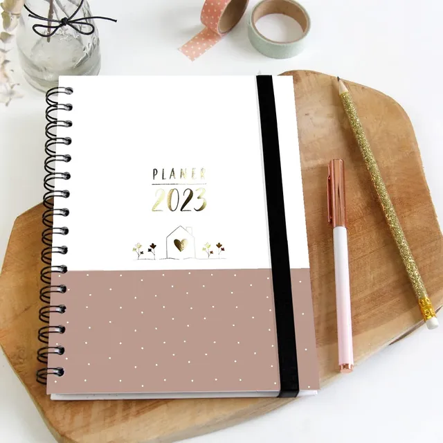 gr-tz-verlag-organizer-2023-a5-ringbuch-hardcover-pink-1-woche-2-seiten image 1