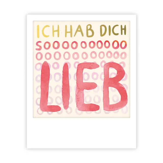 pickmotion-kleine-postkarte-ich-hab-dich-sooooo-lieb image 1