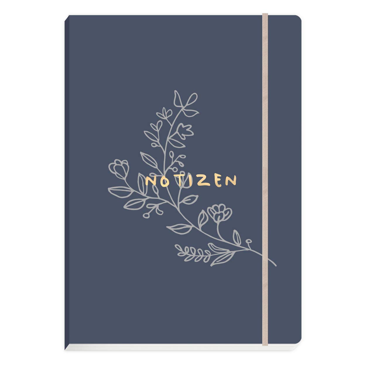 gr-tz-verlag-notizbuch-din-a5-dotted-matt-rosa-176-seiten-softcover-mit-gummiban image 1