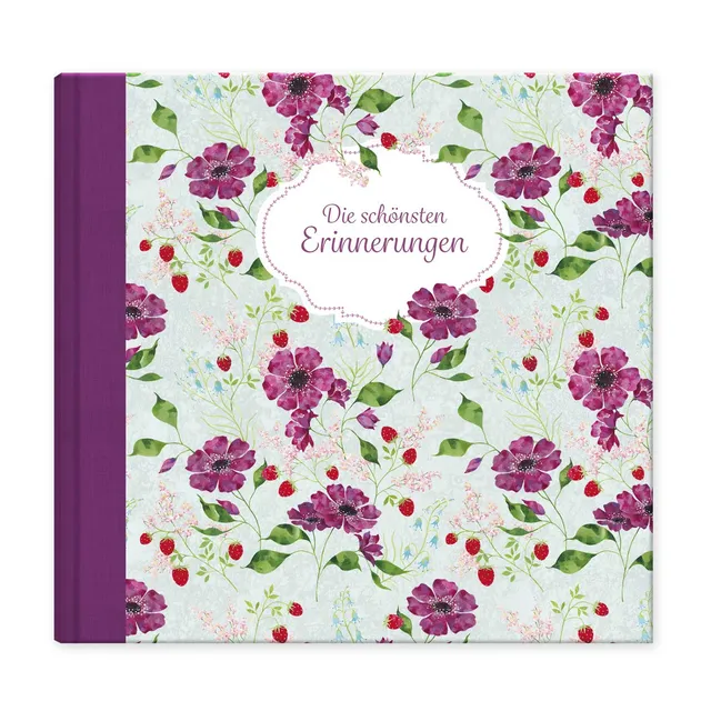 gr-tz-verlag-erinnerungsalbum-vintage-scrapbook-20-5-x-20-5-cm-100-blanko-seiten image 1