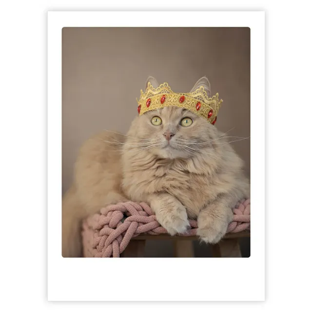 pickmotion-furry-queen-art-poster-mit-echtglas-rahmen image 1