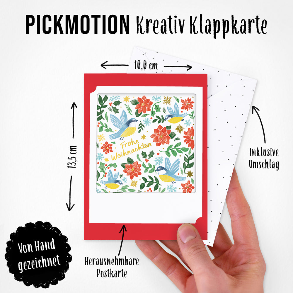 pickmotion-weihnachtszauber-2er-kleine-klappkarten-set-10x13-5-cm image 4