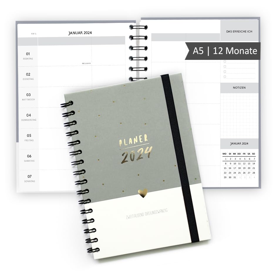gr-tz-verlag-kalender-2024-buchkalender-a5-ringbuch-1-woche-2-seiten image 6