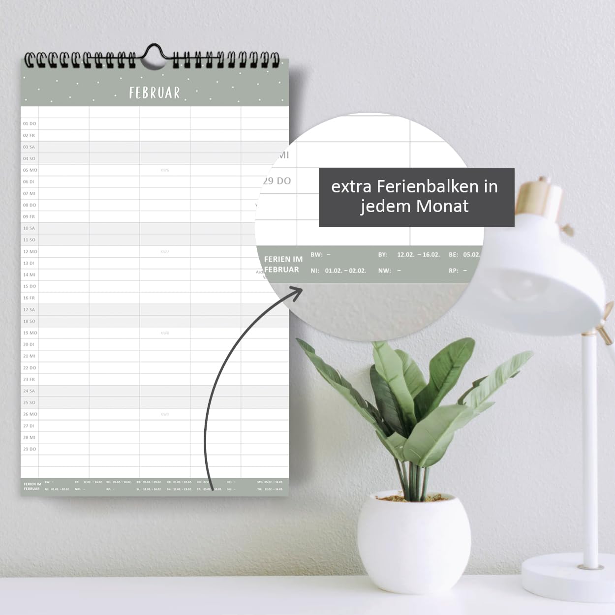 gr-tz-verlag-familienkalender-2024-blattgold-wandkalender-a4-19-x-32-cm-5-spalte image 6