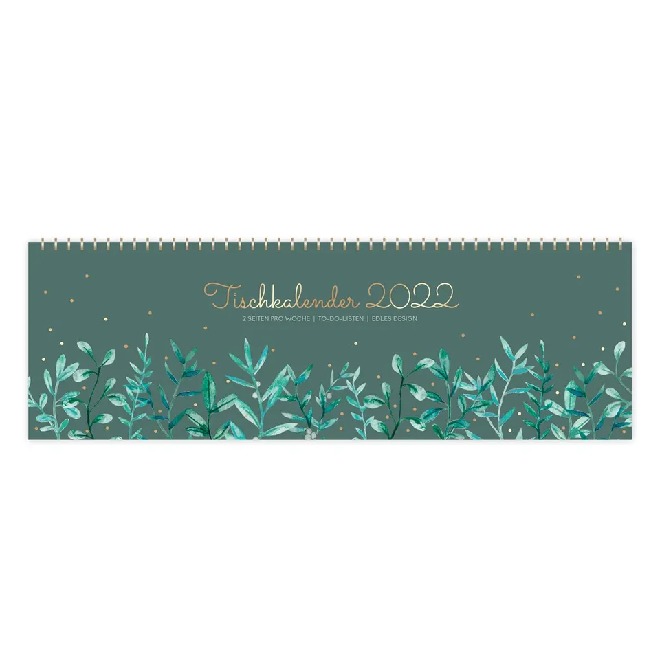 gr-tz-verlag-tischkalender-wochenplaner-querformat-32-x-10-5-cm-mit-goldfolie image 1