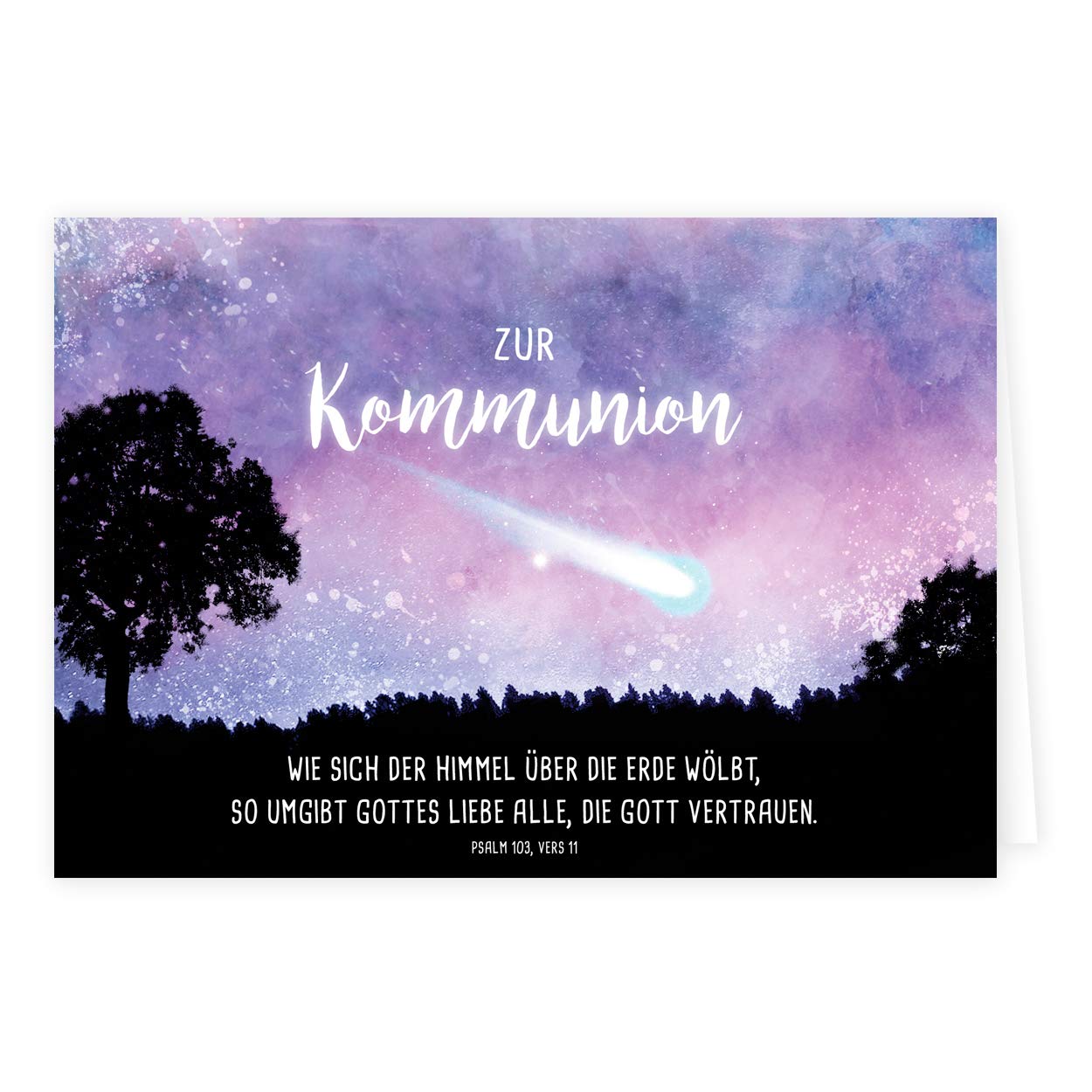 gr-tz-verlag-kommunionkarten-2er-set-modern-lila-klappkarten-11-5x16-5-cm-mit-um image 2