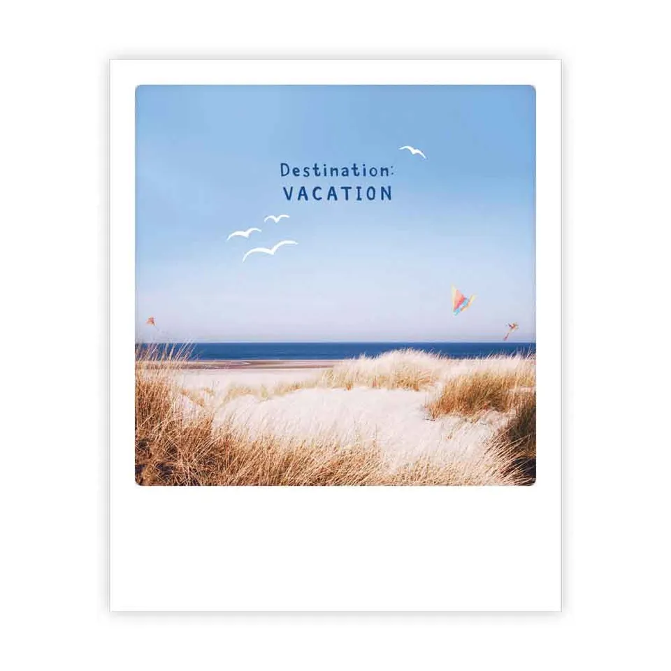 pickmotion-postkarte-destination-vacation-sofortbild-postkarte image 1