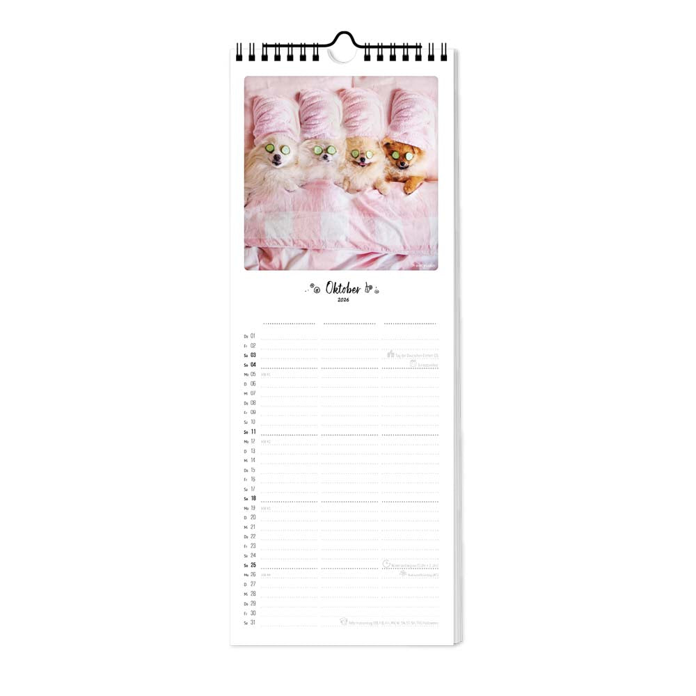 pickmotion-planer-bunter-hund-2026-format-15x40-cm image 3