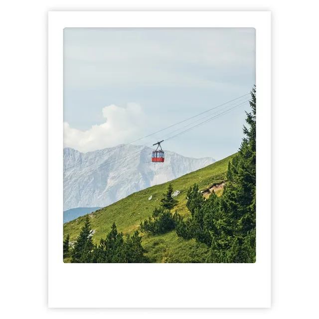 pickmotion-bergauf-art-poster-mit-echtglas-rahmen image 1