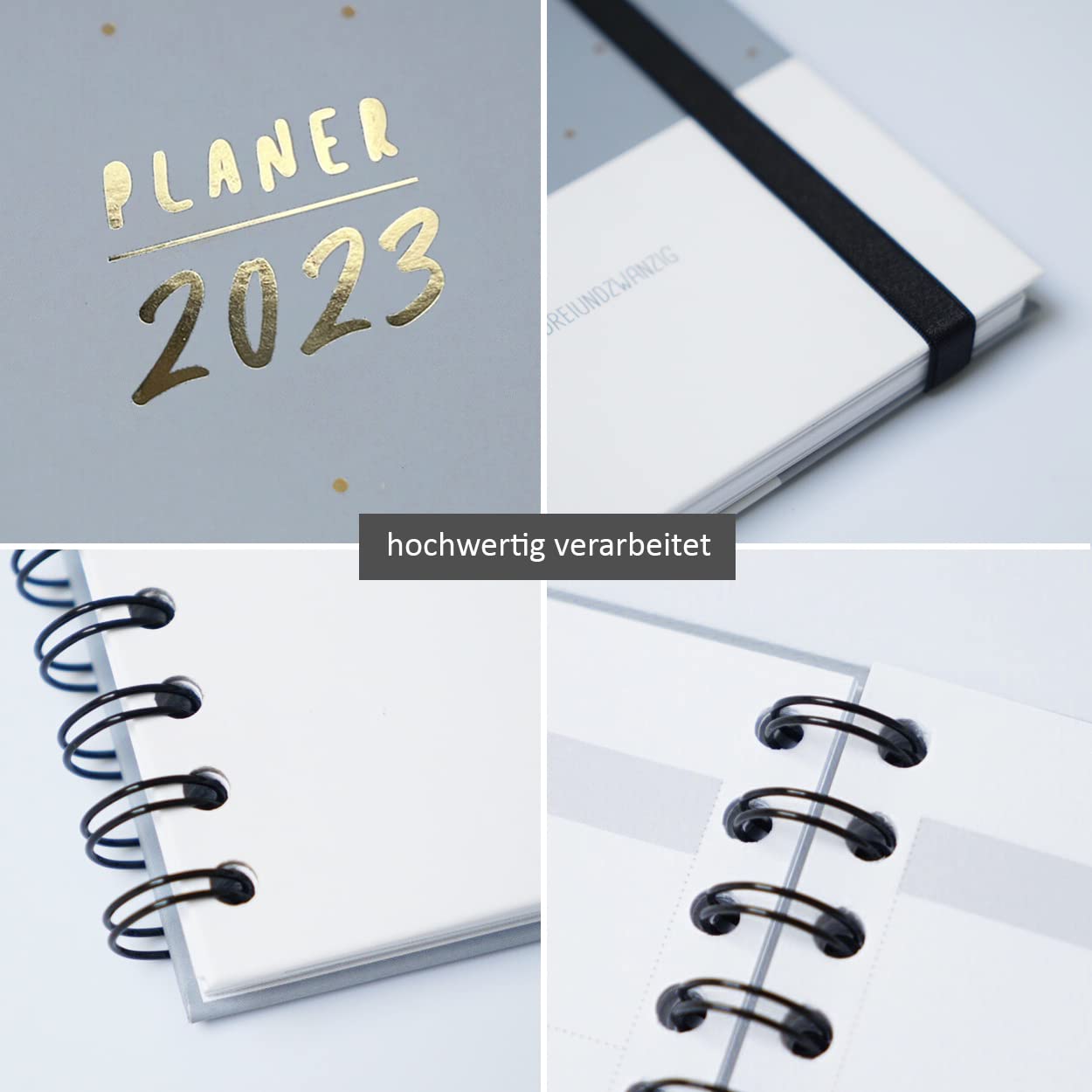 gr-tz-verlag-terminplaner-organizer-2023-a5-buchkalender-1-woche-2-seiten-schwar image 2