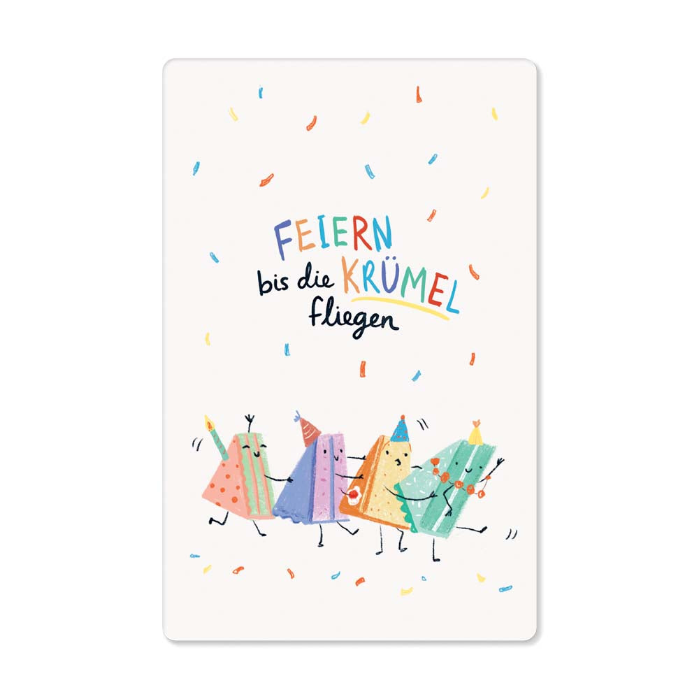 pickmotion-kind-mind-cards-feiern-bis-die-kr-mel-fliegen-karte image 1