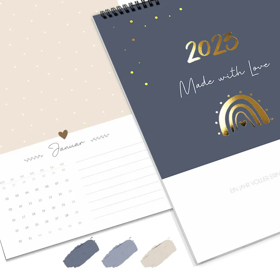 gr-tz-verlag-bastelkalender-blattgold-a4-wandkalender-zum-selbstgestalten image 1