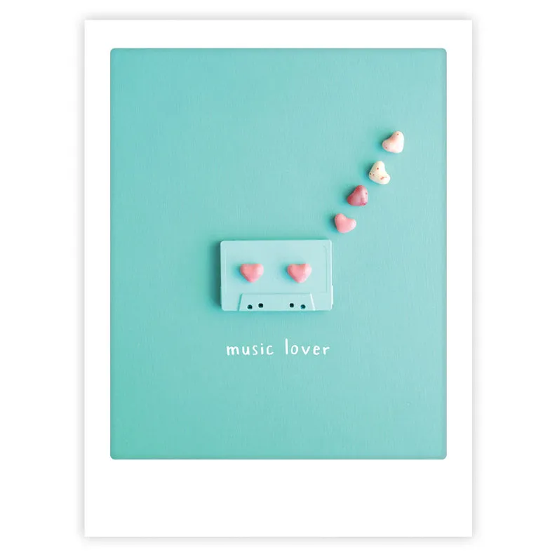 pickmotion-art-poster-music-lover-wandbild-mit-echtglas-rahmen image 1