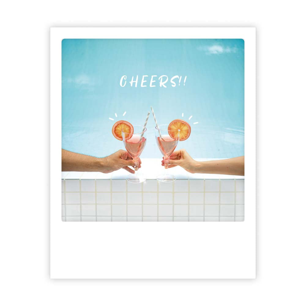 pickmotion-postkarte-cheers-sofortbild-stil image 1