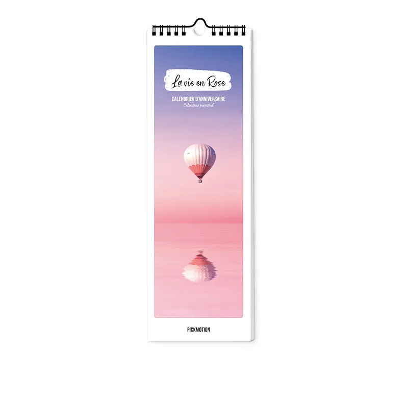 pickmotion-la-vie-en-rose-geburtstagskalender-12x36cm image 1