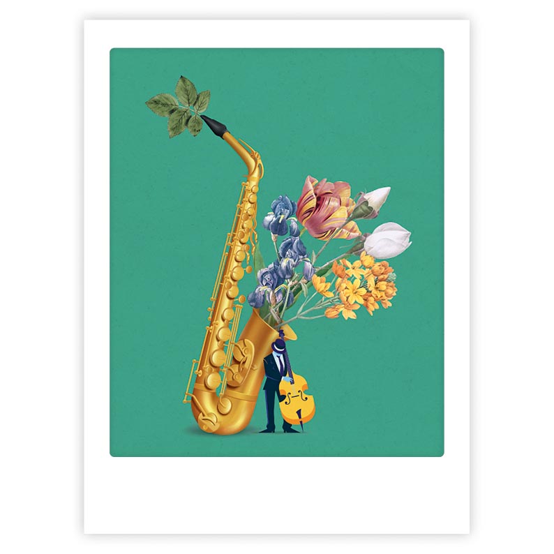 pickmotion-art-poster-musical-art-mit-echtglas-rahmen image 1