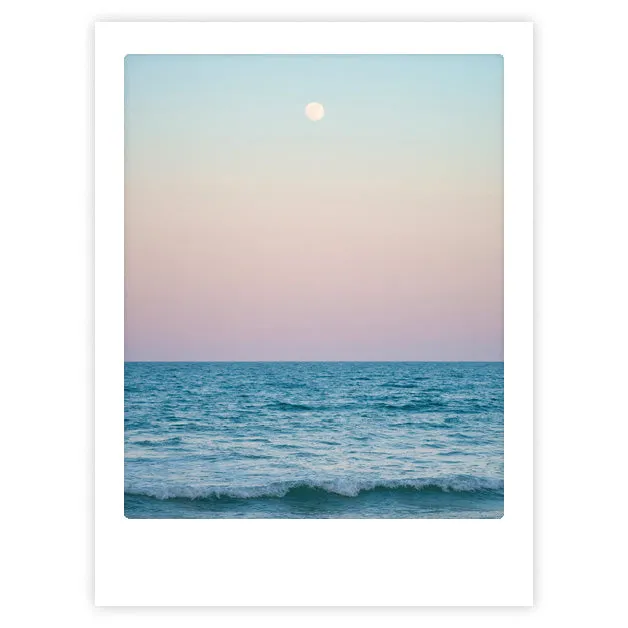pickmotion-calm-sea-art-poster-mit-echtglas-rahmen image 1