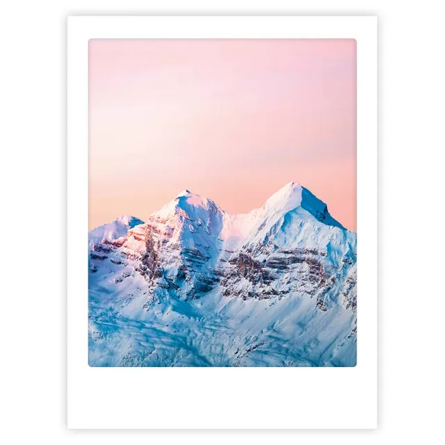 pickmotion-pink-sky-art-poster-mit-echtglas-rahmen image 1