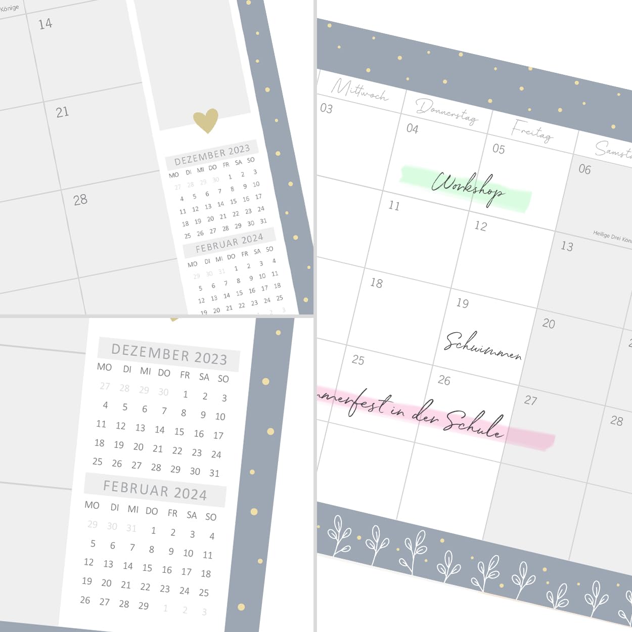 gr-tz-verlag-wandkalender-2024-monatskalender-a4-quer-mit-notizfeld image 4