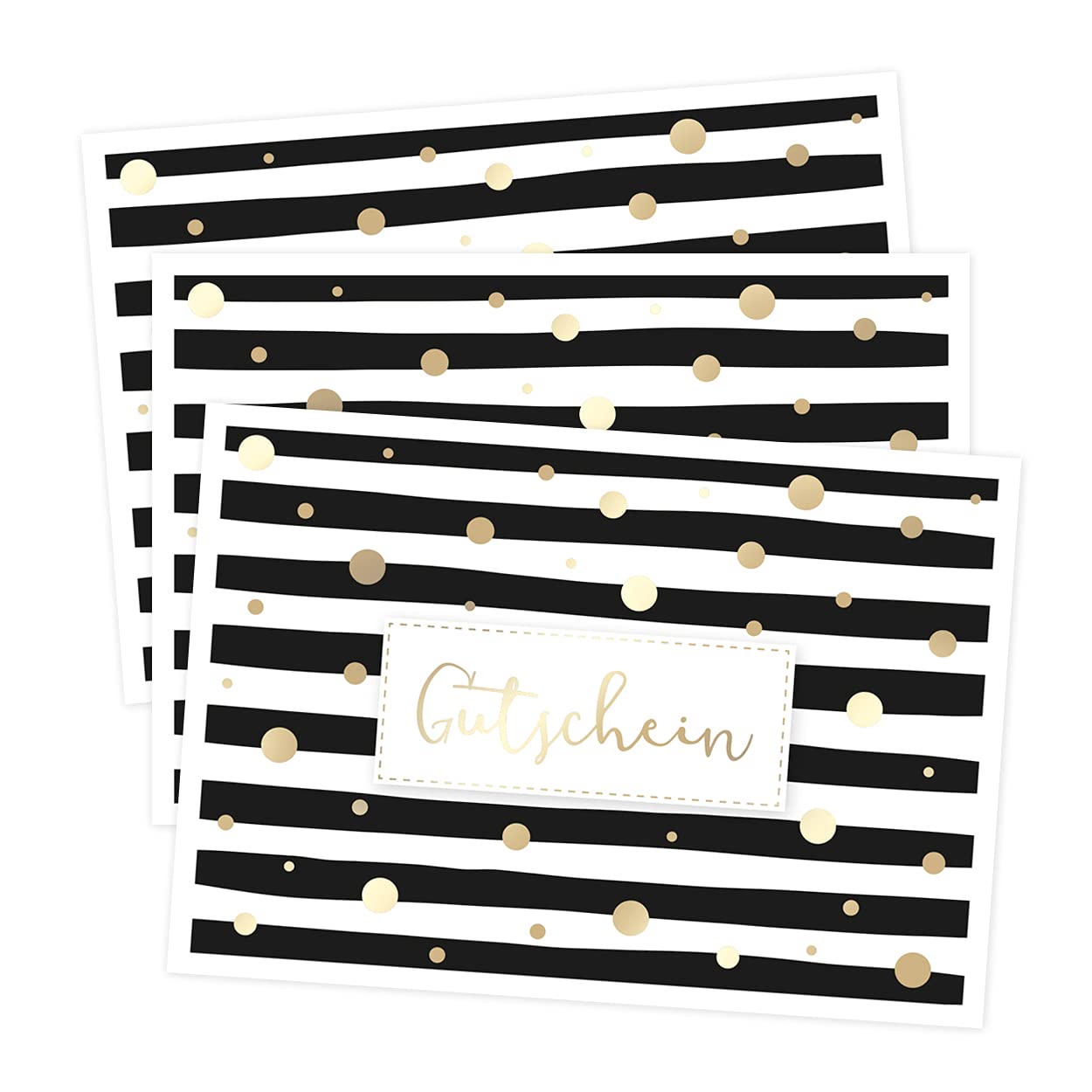 gr-tz-verlag-gutscheine-3er-set-neutral-modern-mit-gold-geschenkgutschein image 1