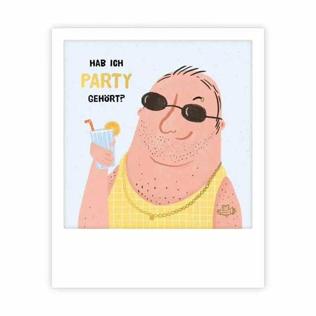 pickmotion-kleine-postkarte-hab-ich-party-geh-rt image 1