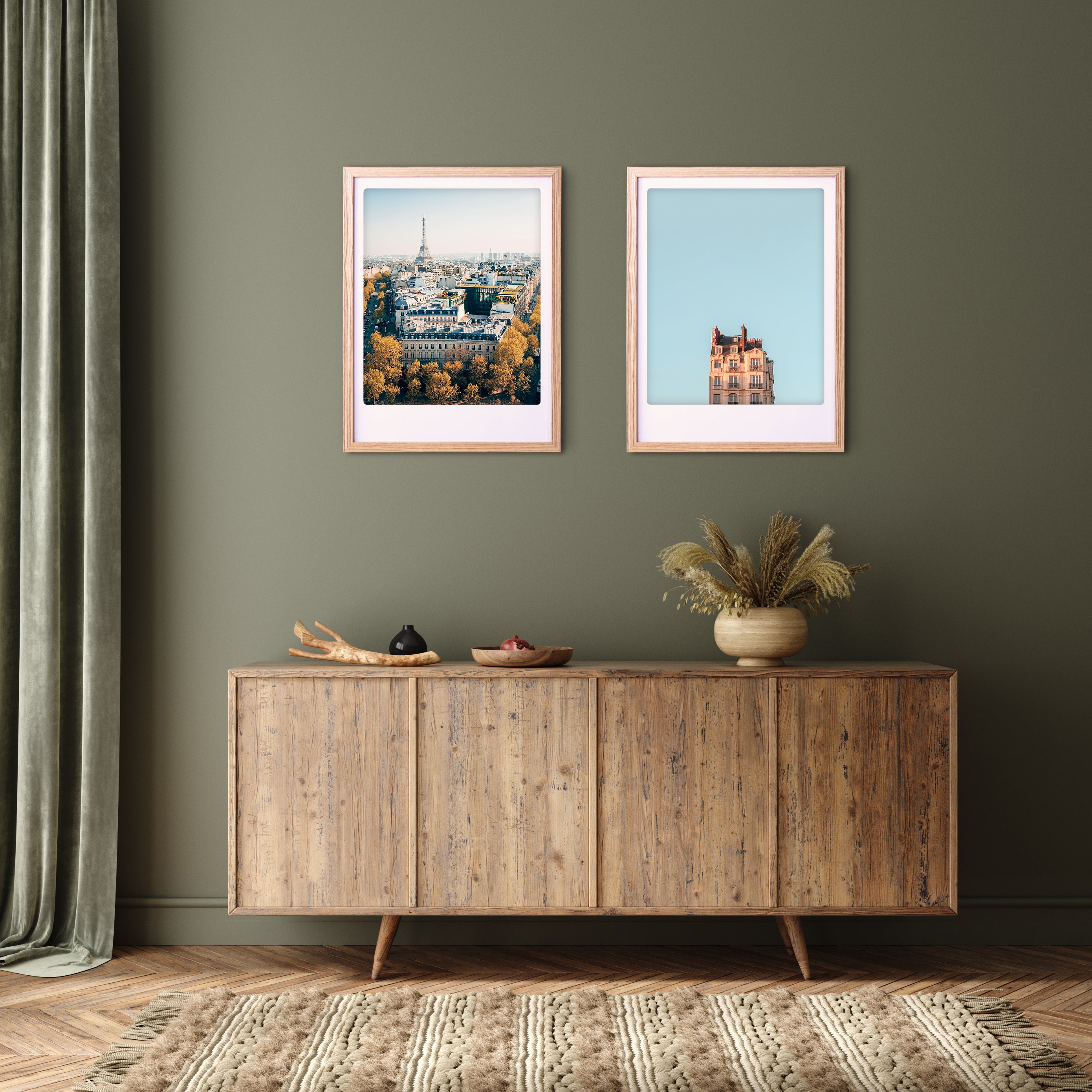 pickmotion-art-poster-autumn-in-paris-mit-echtglas-rahmen image 2