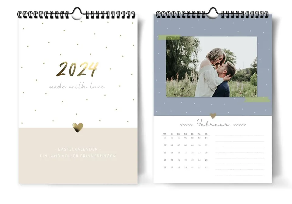 gr-tz-verlag-bastelkalender-blattgold-a4-fotokalender-zum-selbstgestalten image 1