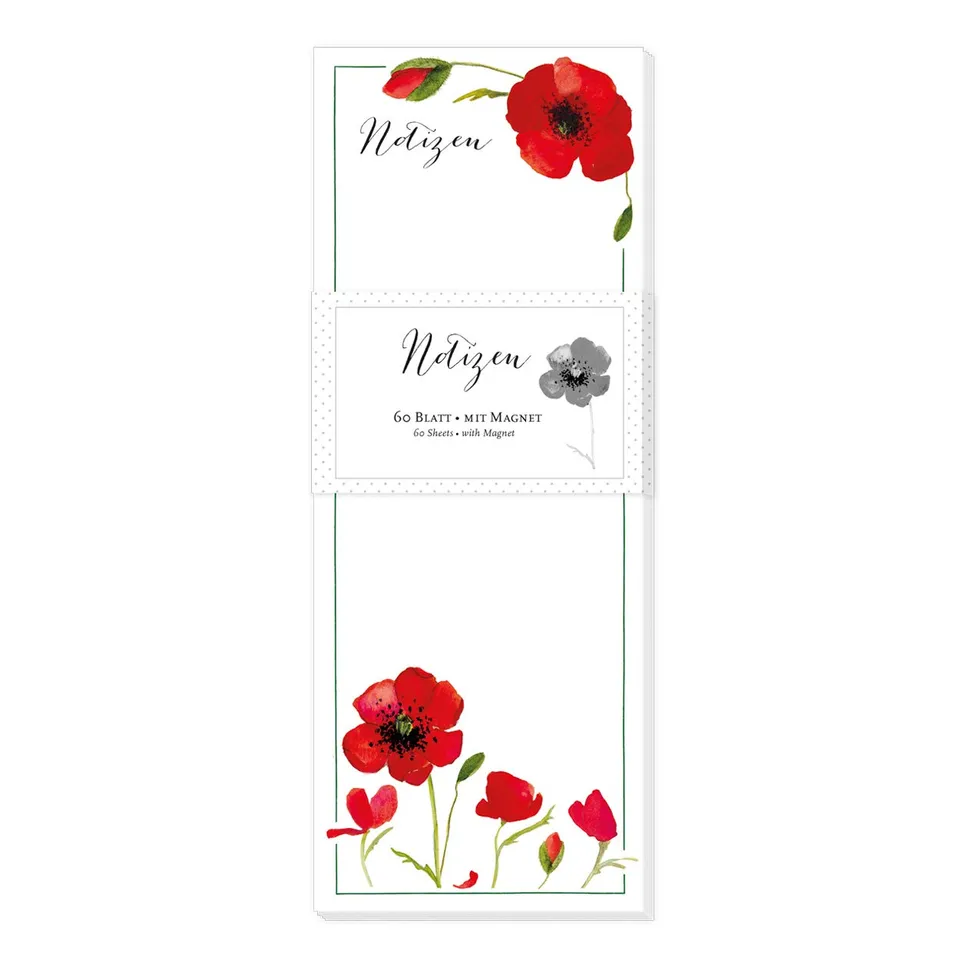 gr-tz-verlag-magnet-notizblock-mohnbl-te-einkaufsliste-to-do-8-x-21-cm-60-blatt image 1