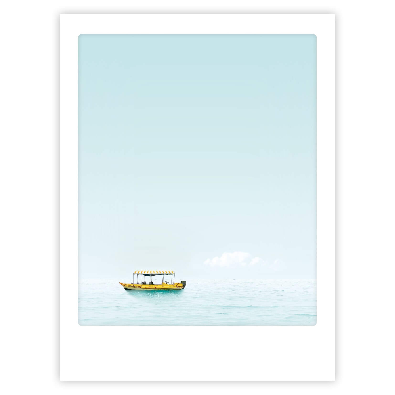 pickmotion-smooth-sailing-art-poster-mit-echtglas-rahmen image 1