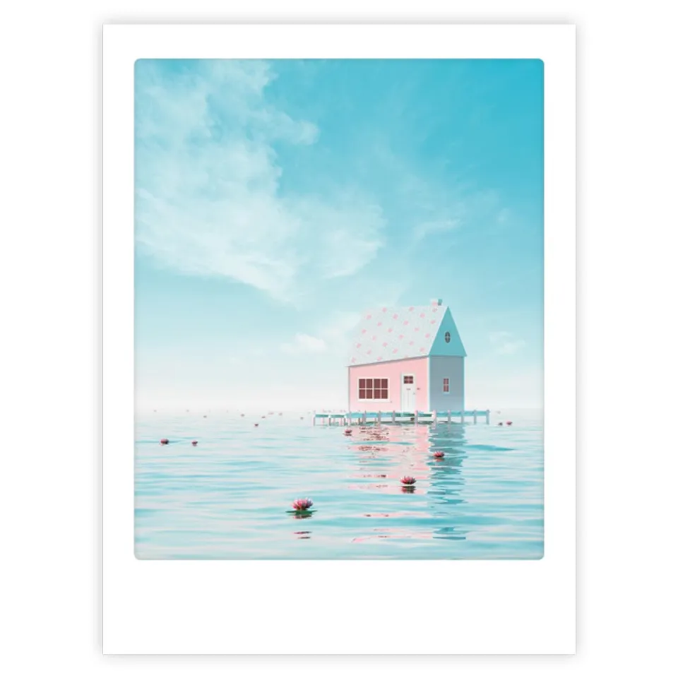 pickmotion-art-poster-fantastic-ocean-house image 1